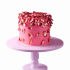 Торт розовый №98634