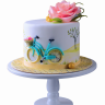 Торт с цветами №98640