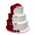 Торт свадебный №98665