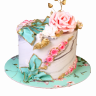 Торт с цветком №98717