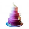 Торт фиолетовый с кремом №100326