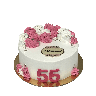Торт на 55 лет №135556