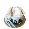 Торт на День Рождения любимому инженеру с чертежами №110307