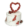 Торт сердце №99414