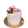 Торт розовый №99501