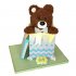 Торт медведь №99687