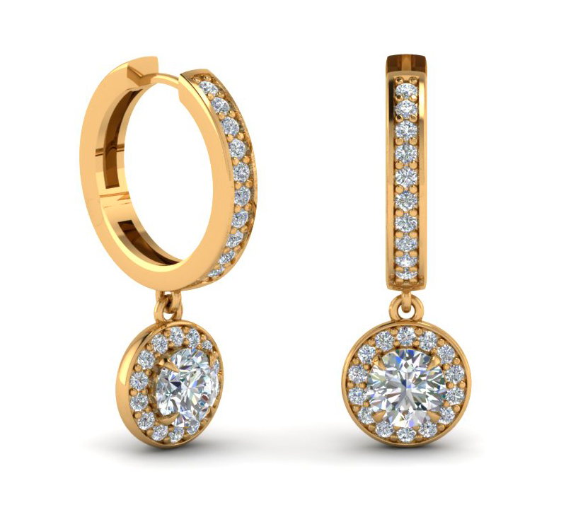 Золотые серьги